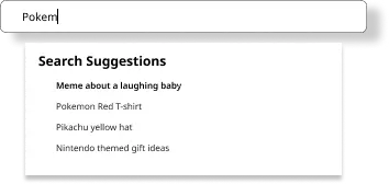 Autocomplete suggestions